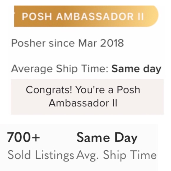 Poshmark Ambassador II. Fast Shipping. 5 Star Rated. - Picture 4 of 6